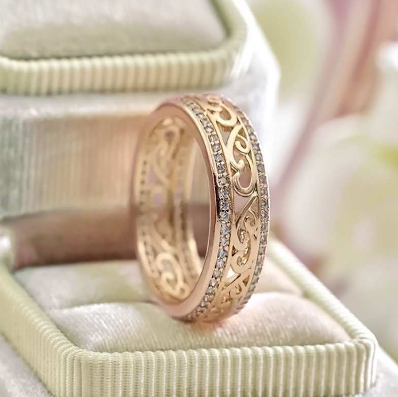 Romantische Gouden Ring voor speciale momenten