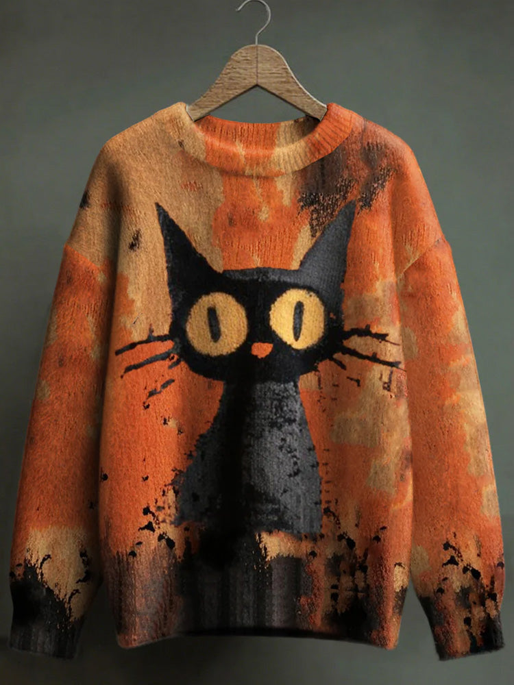 Unisex Halloween Knitted Sweater elevenforest