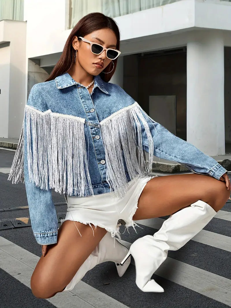 LD | Vintage Tassel Jacket voor dames