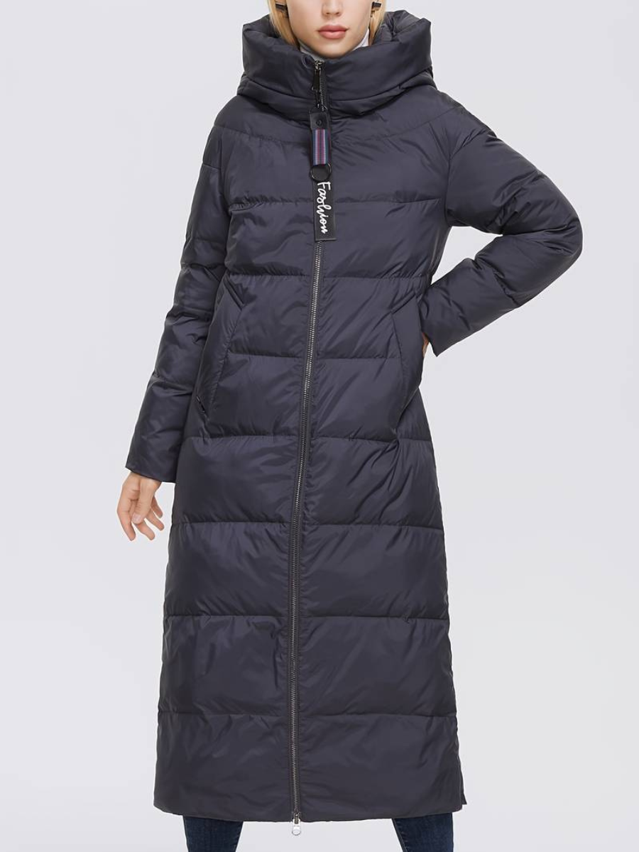 LD Lange damesjas met ritssluiting