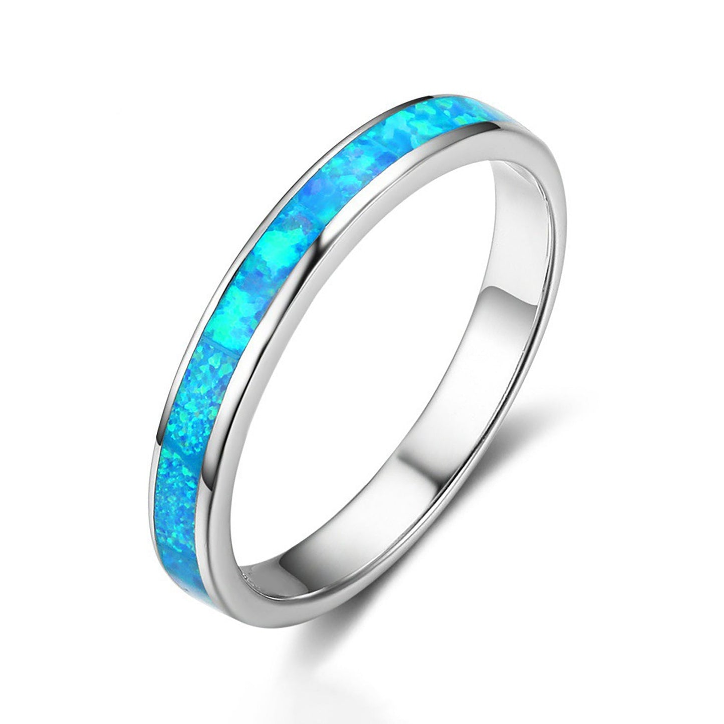 Blue Opal Ring