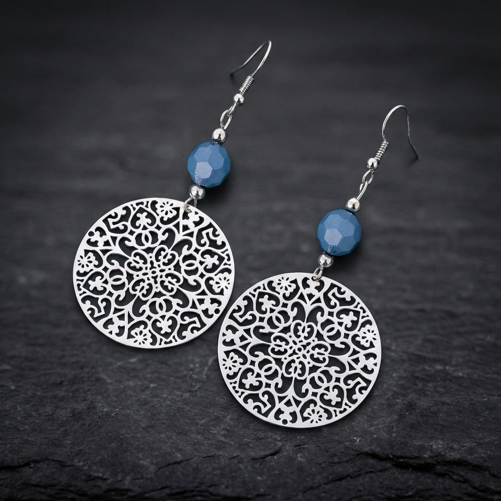Bohemian Hollowed Circular Earrings