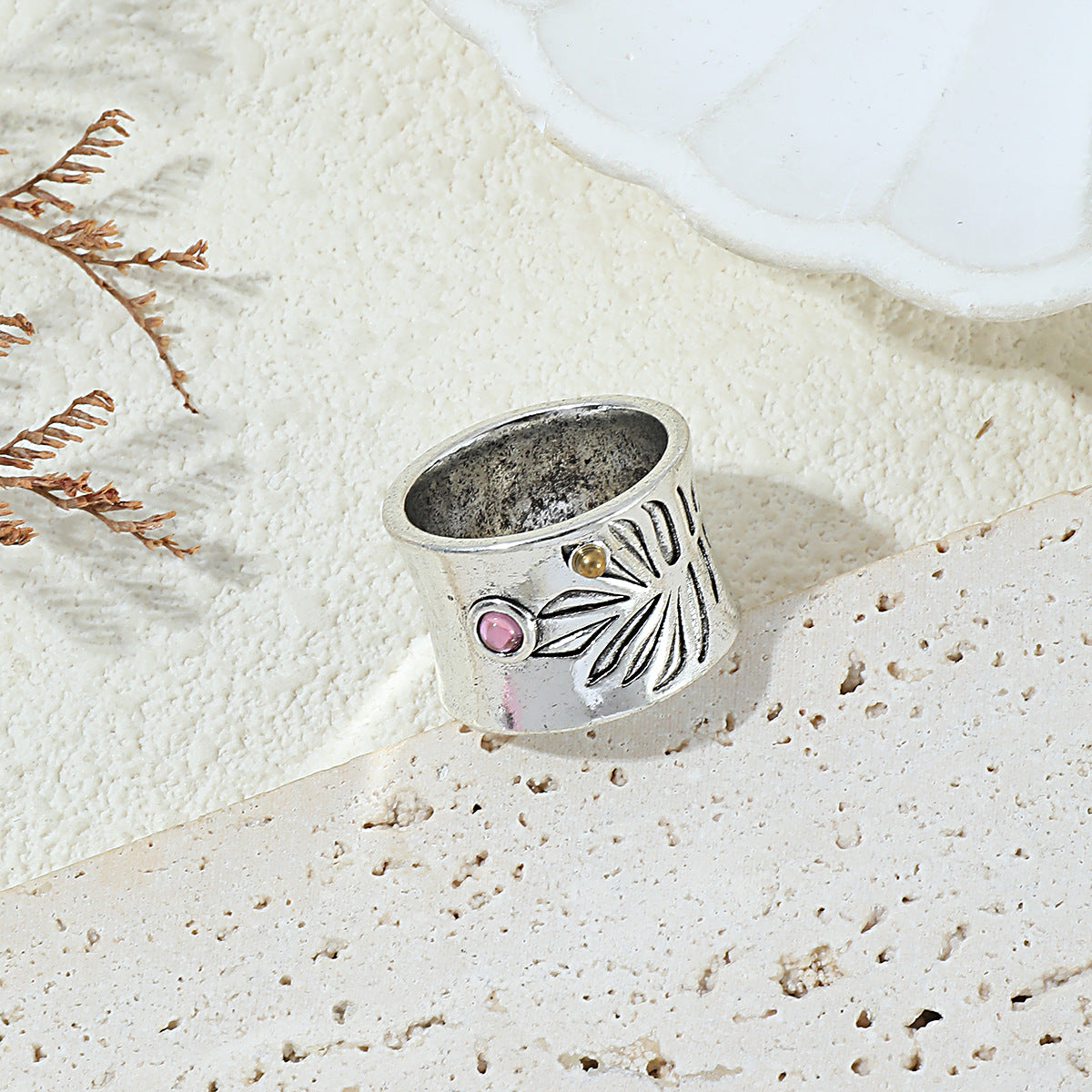 Botanical Statement Ring