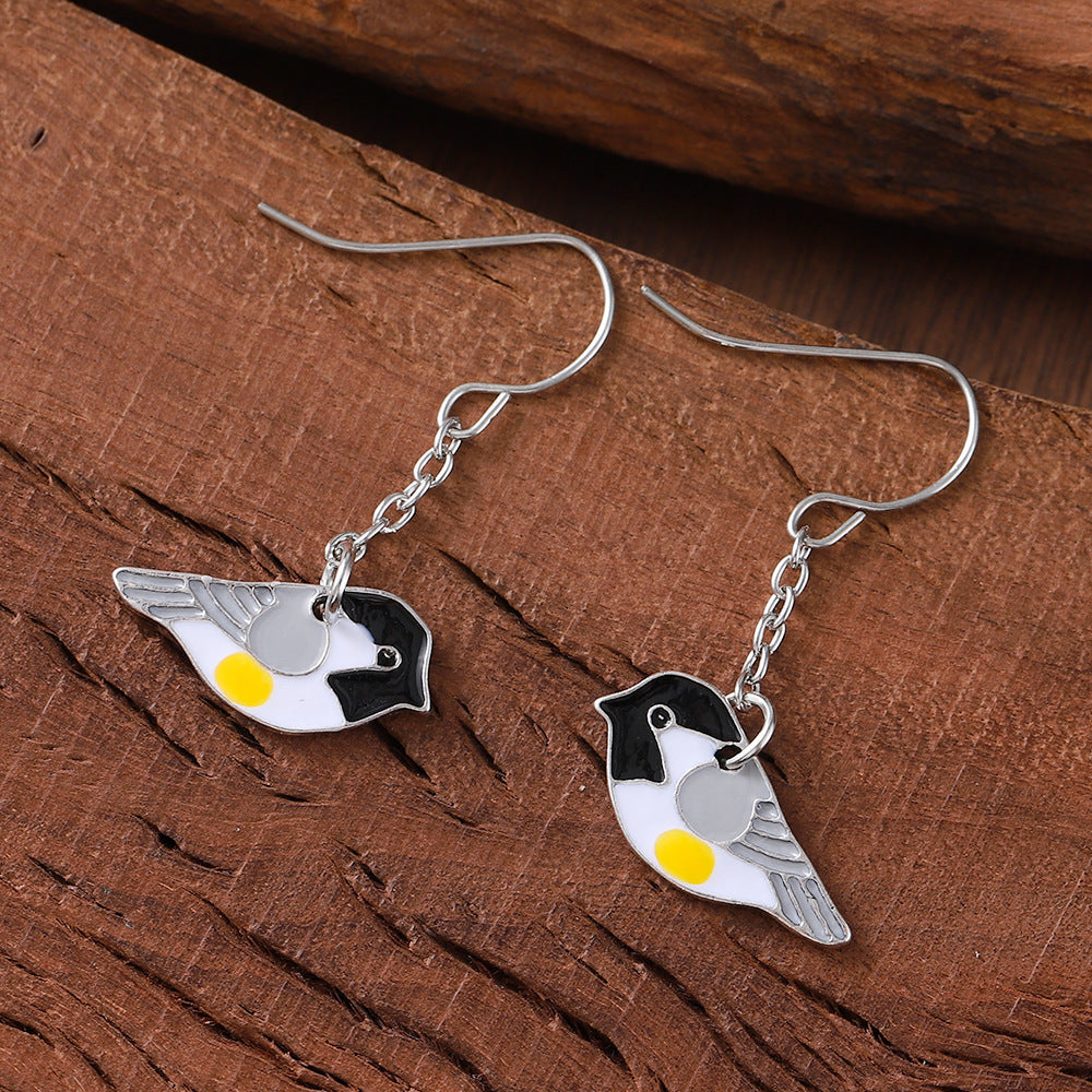 Colorful Bird Earrings