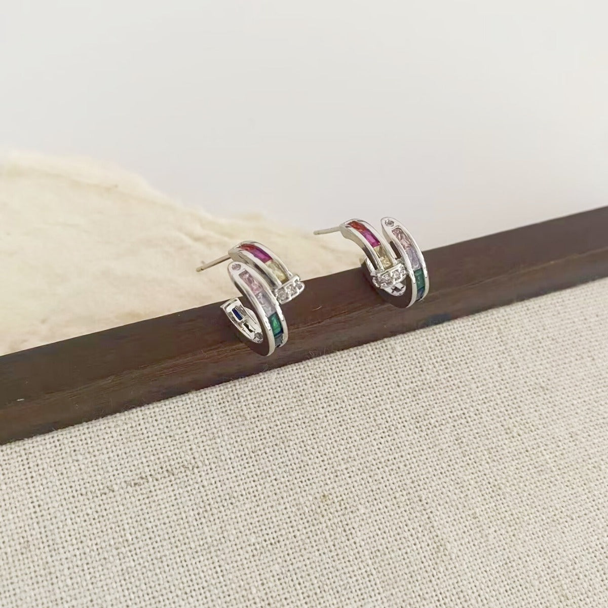 Colorful Crystal Earrings