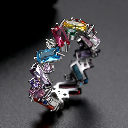 Colorful Gemstone Ring