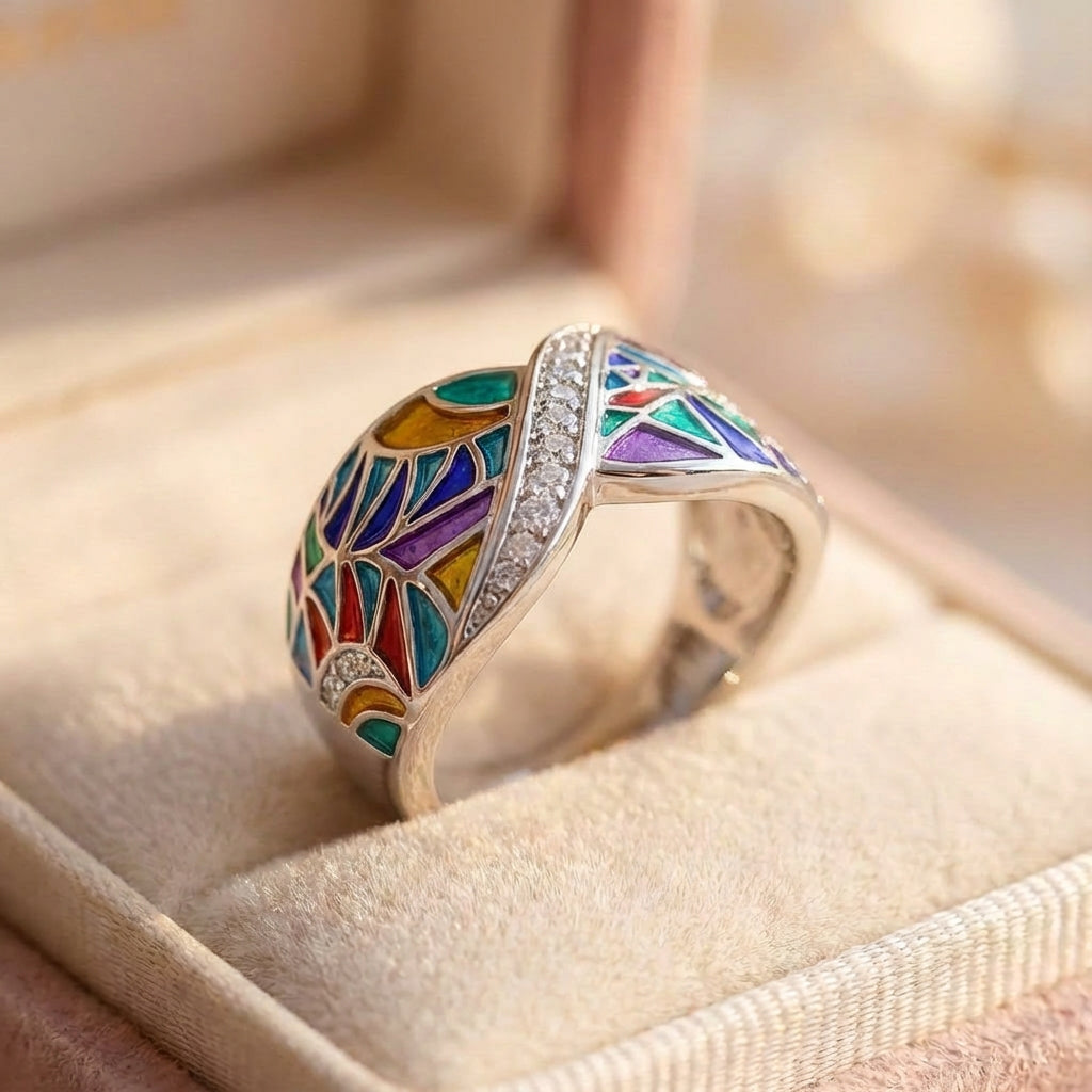 Colorful Gemstone Statement Ring