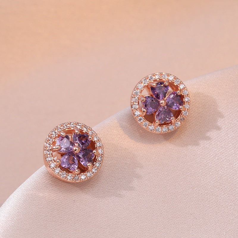 Elegant Amethyst Earrings