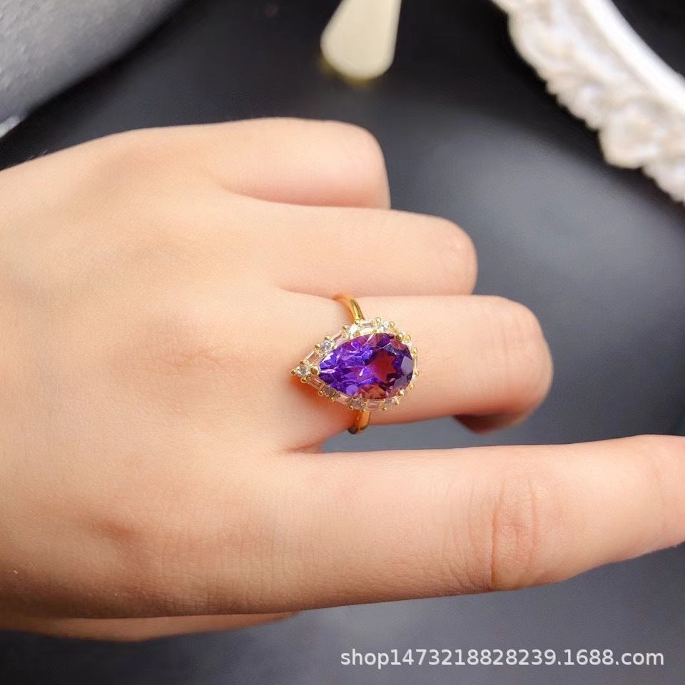 Elegant Amethyst Ring