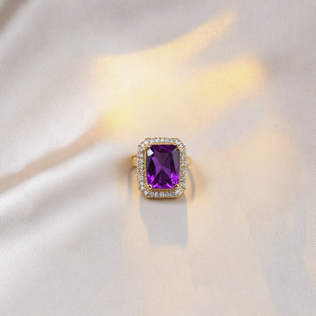 Elegant Amethyst Ring