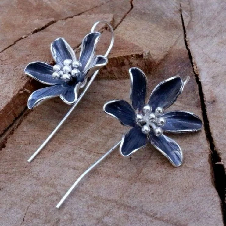 Elegant Blue Flower