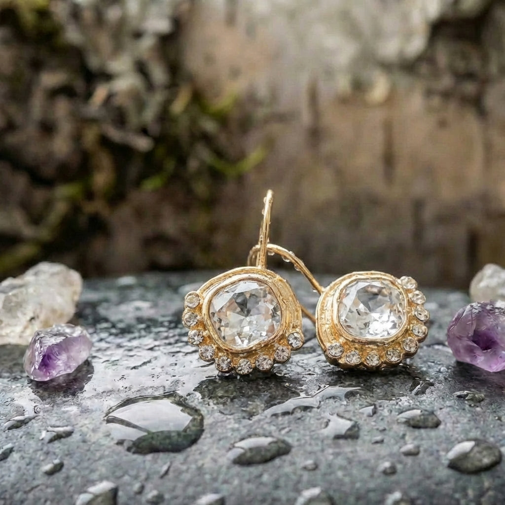 Elegant Crystal Dangle Earrings