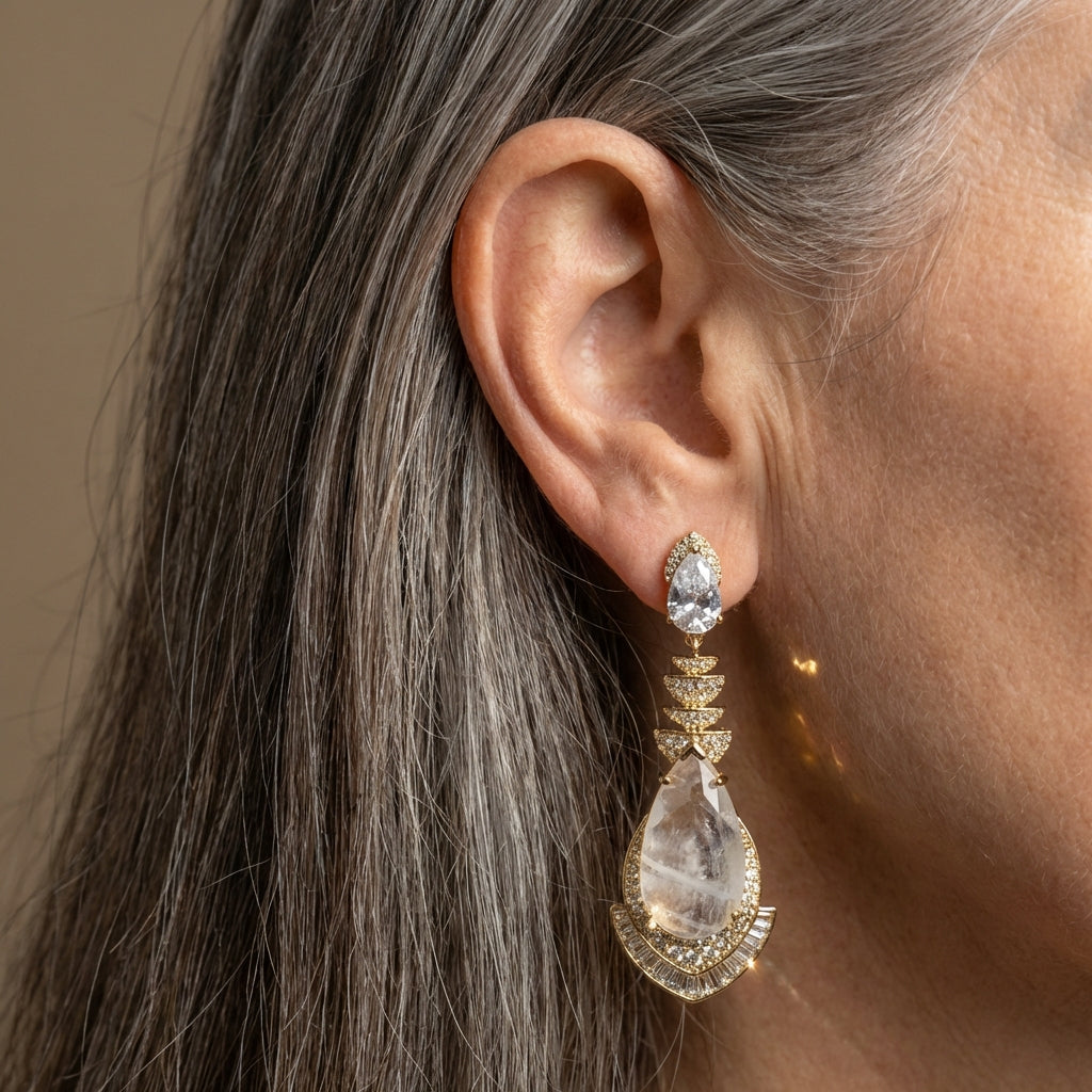 Crystal Drop Earrings
