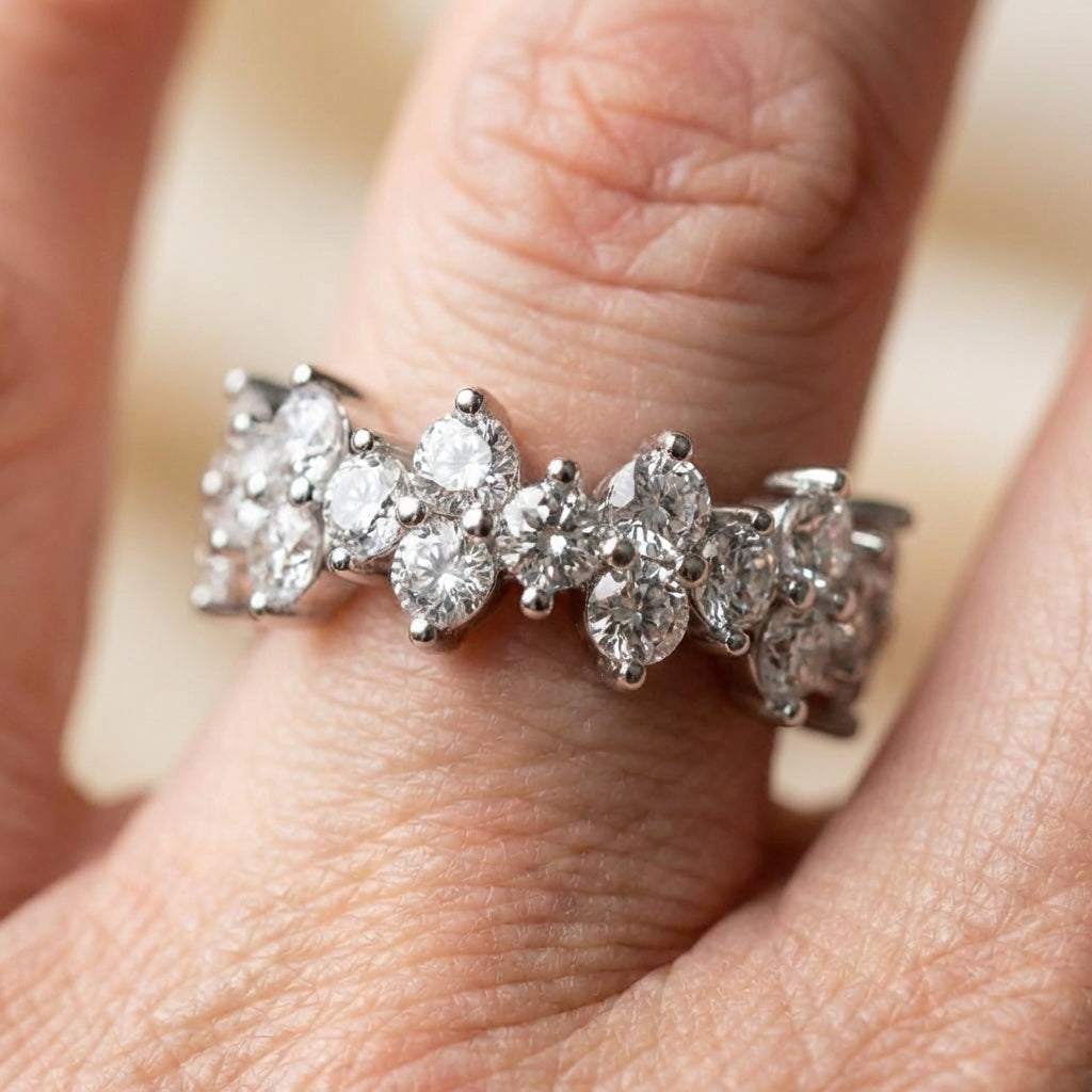 Crystal Promise Ring