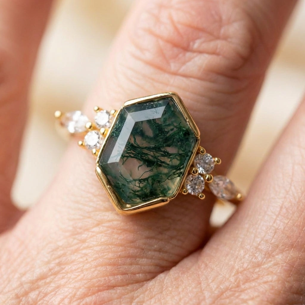 Emerald Statement Ring