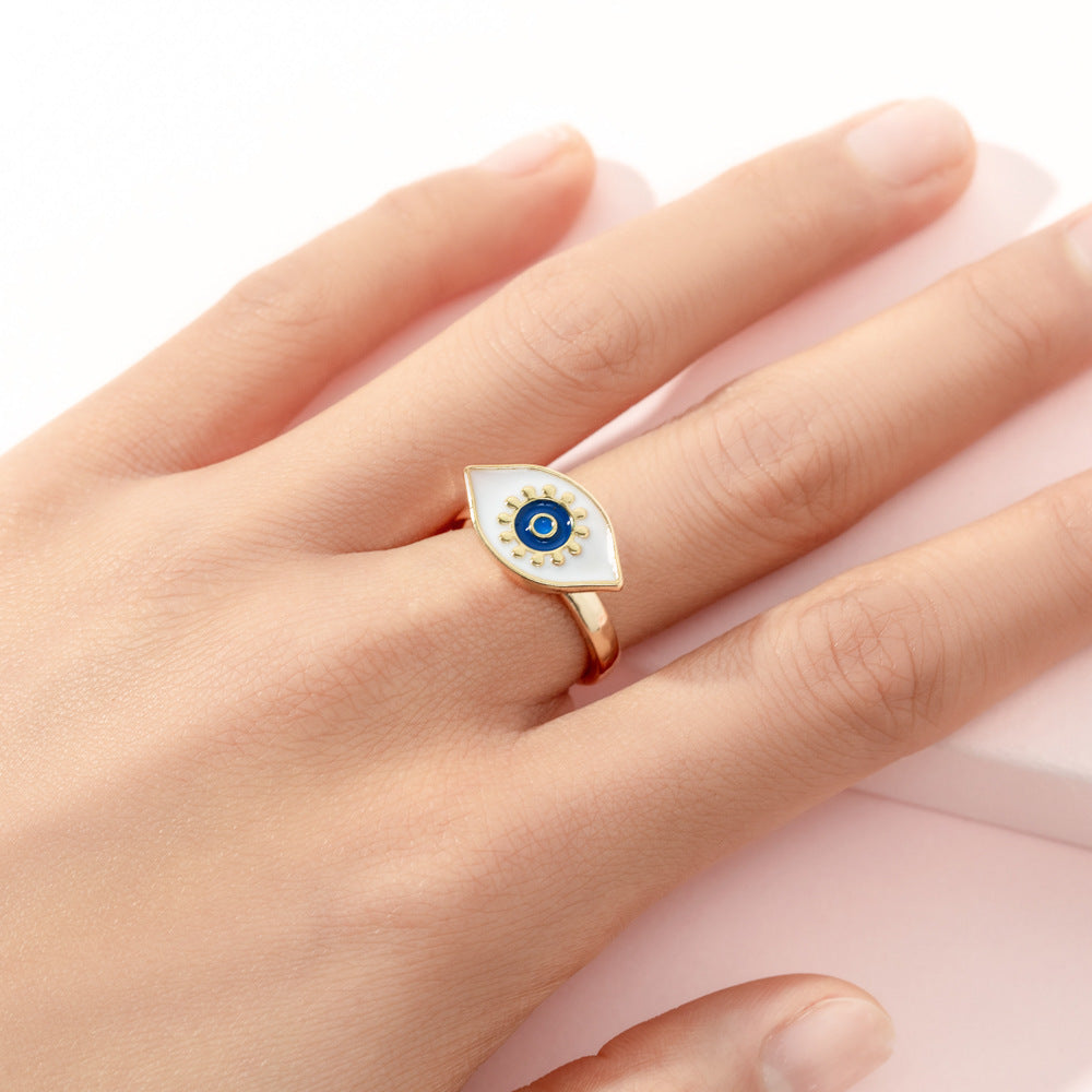Elegant Evil Eye Ring