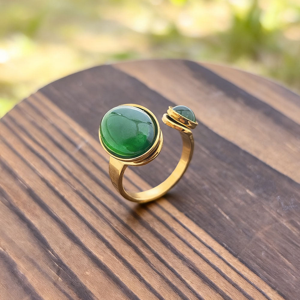 Elegant Green Tourmaline Ring