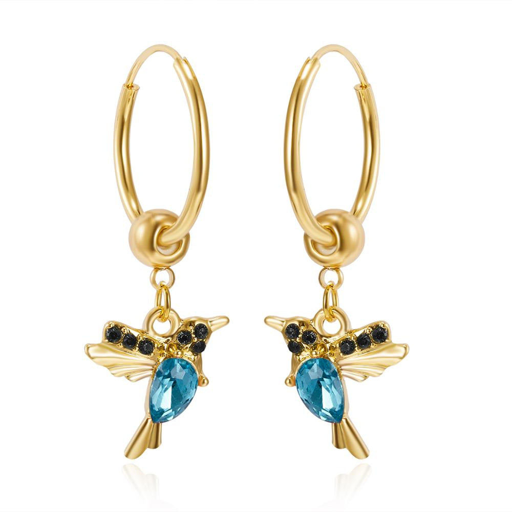 Elegant Hummingbird Earrings