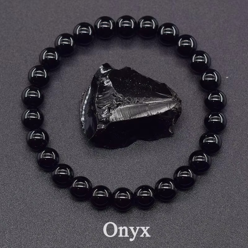 Elegant Onyx Beaded