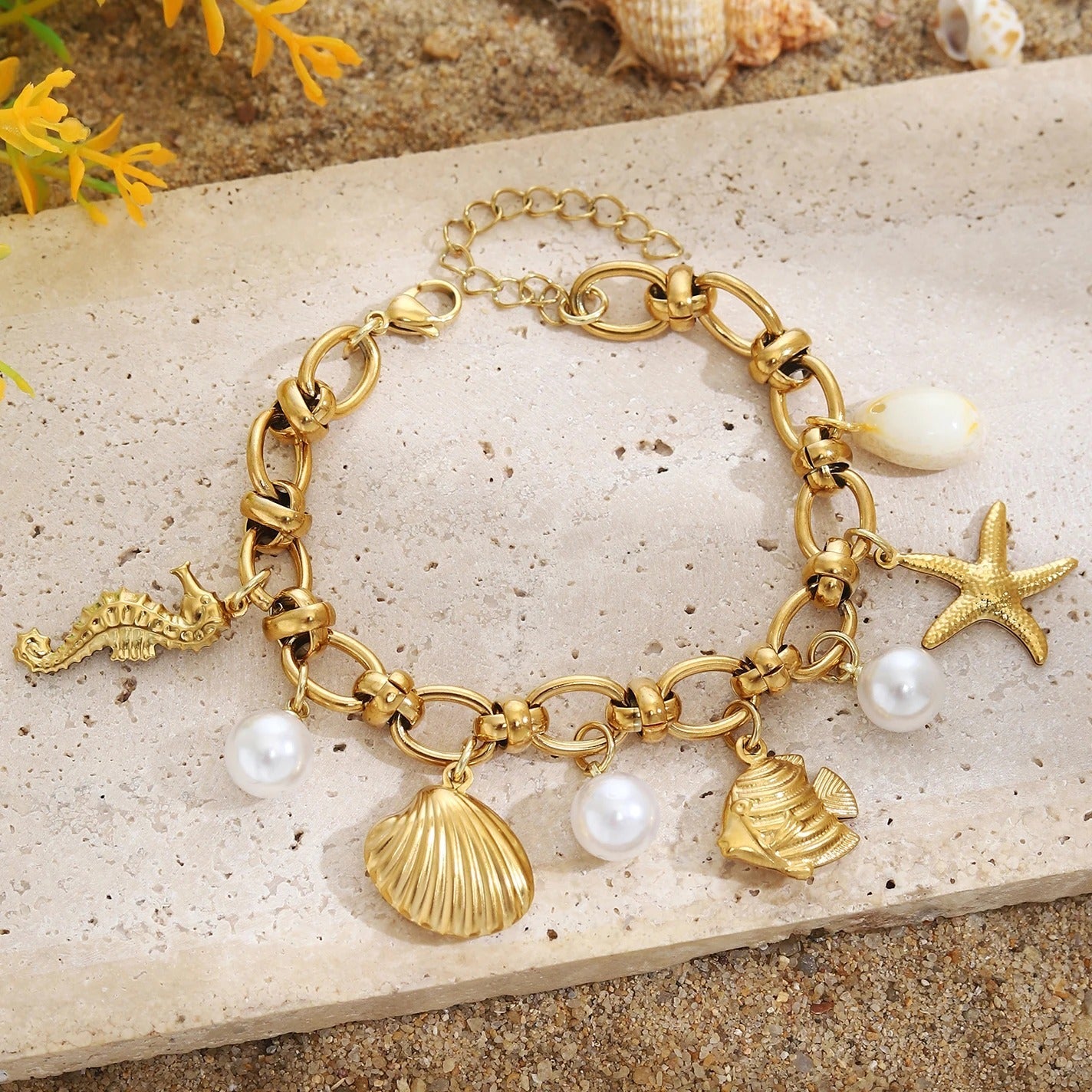 Elegant Sea Charm Bracelet