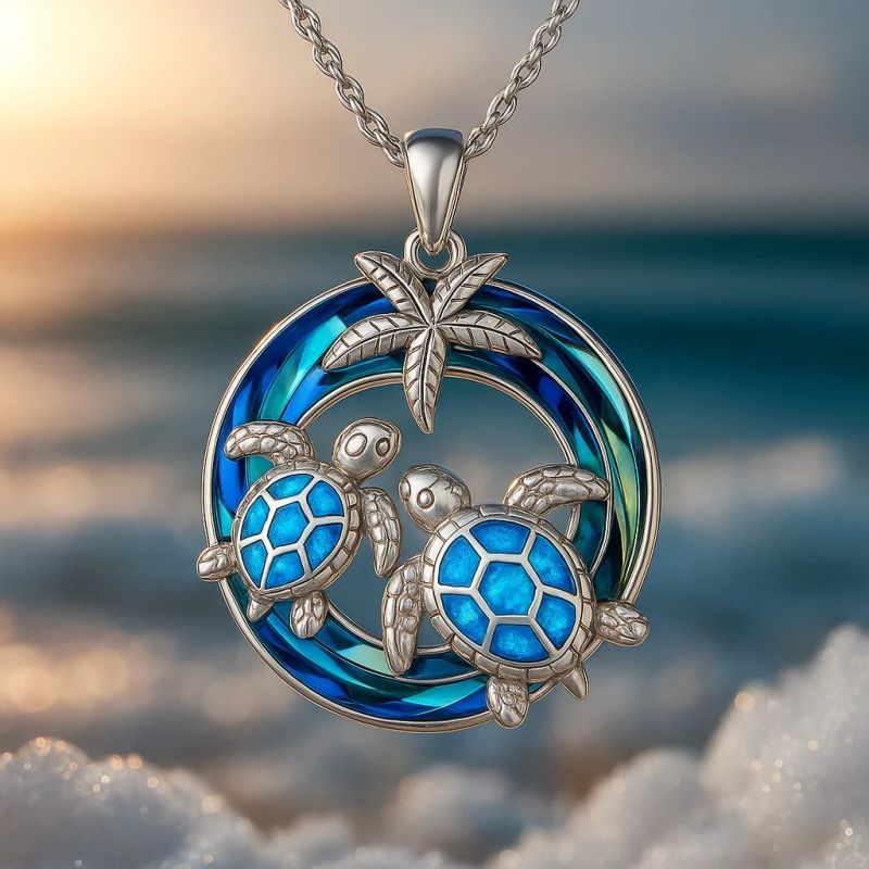 Elegant Sea Turtle Necklace