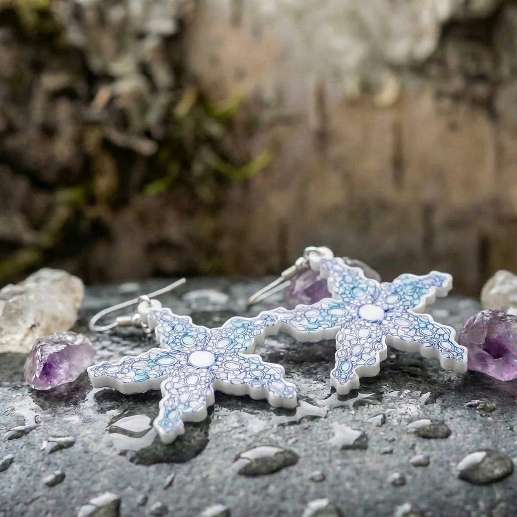 Elegant Snowflake Earrings