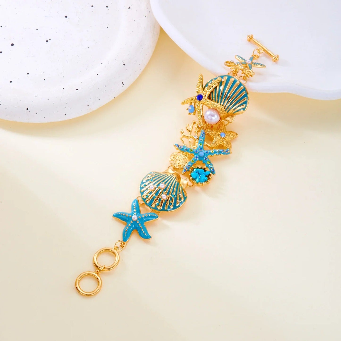 Elegant Starfish Shell Bracelet