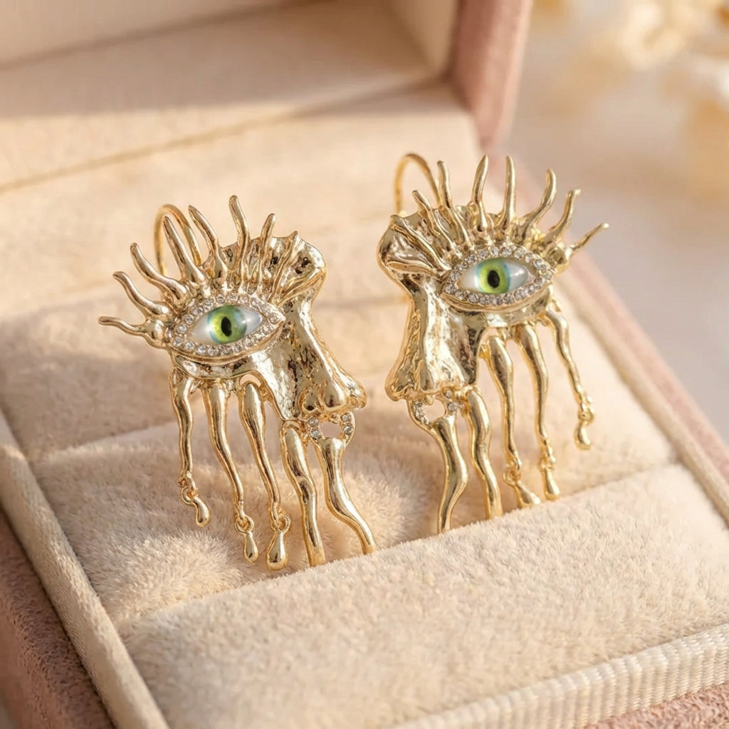 Statement Evil Eye Earrings