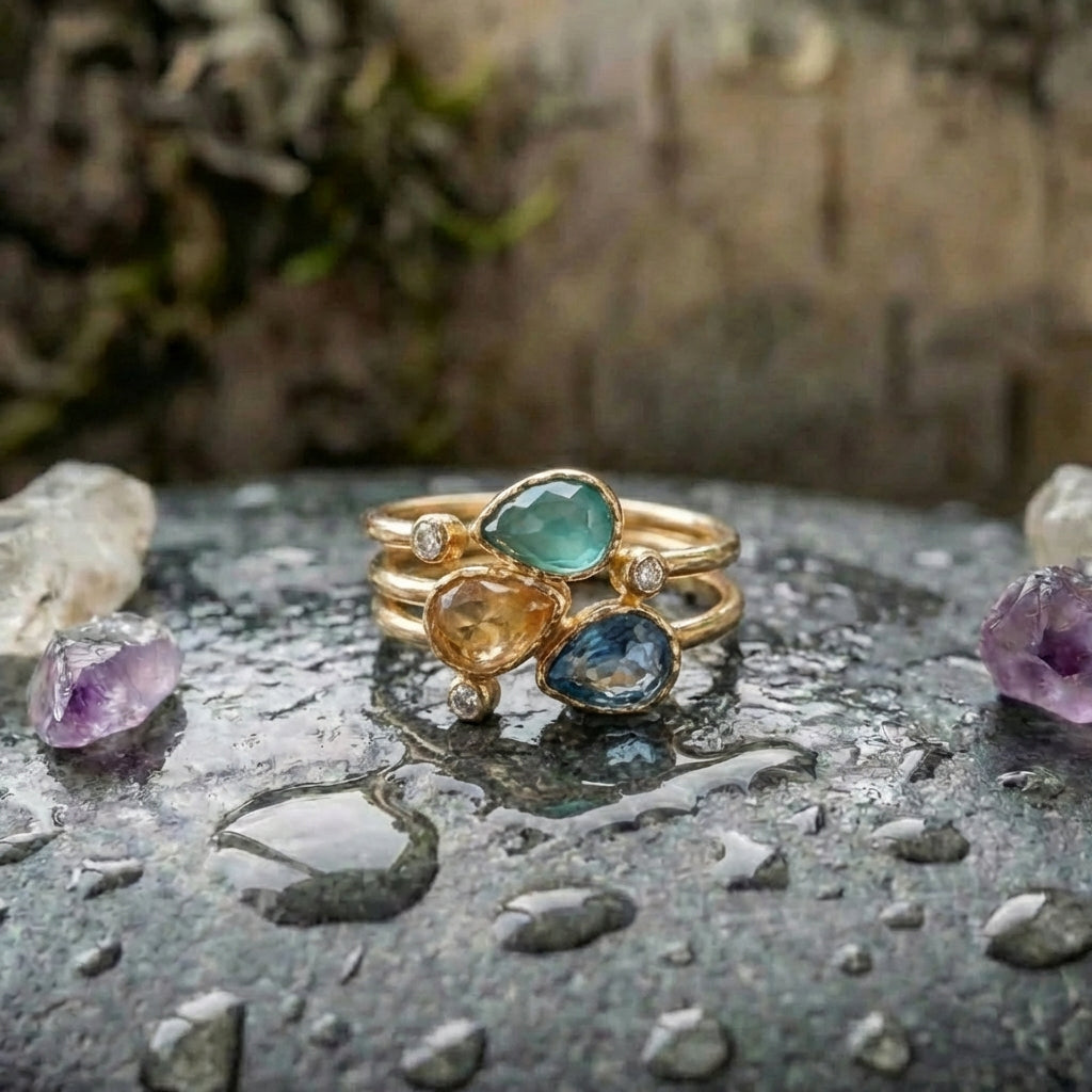 Elegant Gemstone Statement Ring