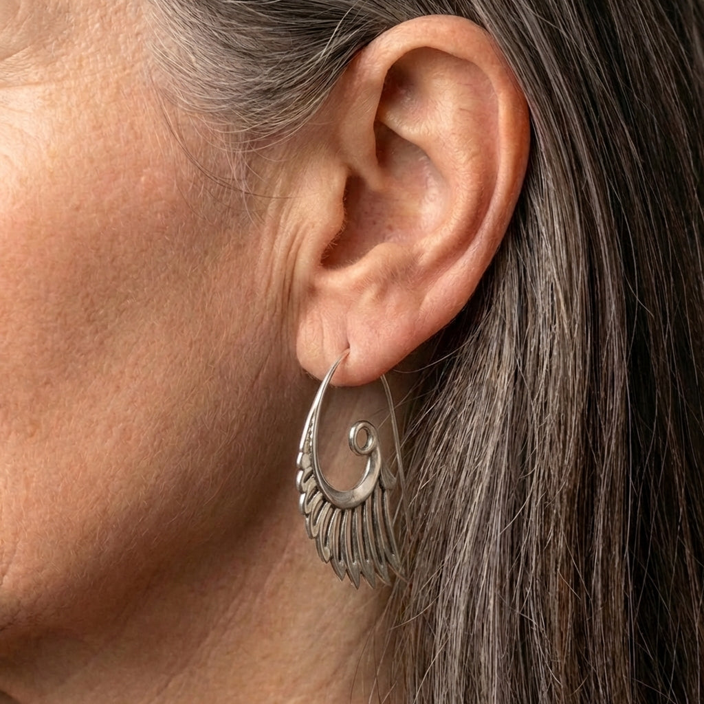 Wings Earrings in Gold