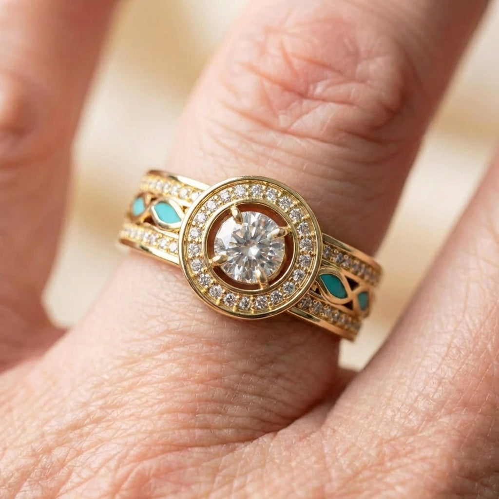Gold Diamond Ring