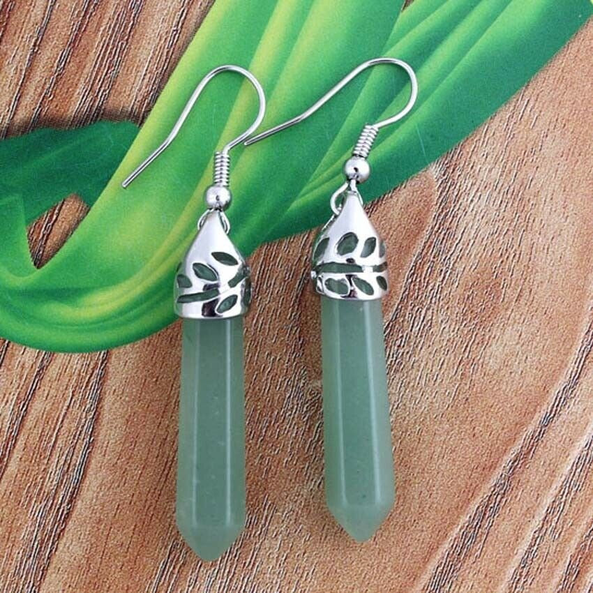 Jade Drop Earrings