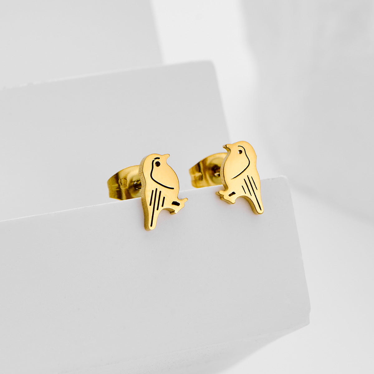 Minimalist Bird Earrings