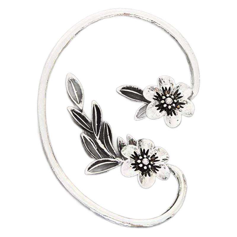 Elegant Floral Leaf Cascade Earrings
