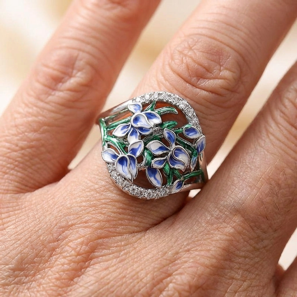 Romantic Lily Flower Ring