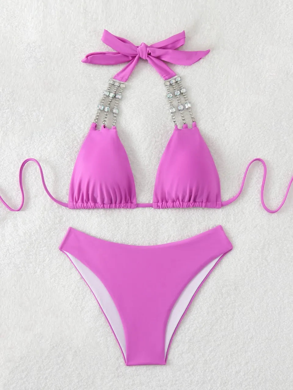 Subtly Elegant Bikini with a Refined Vintage Look