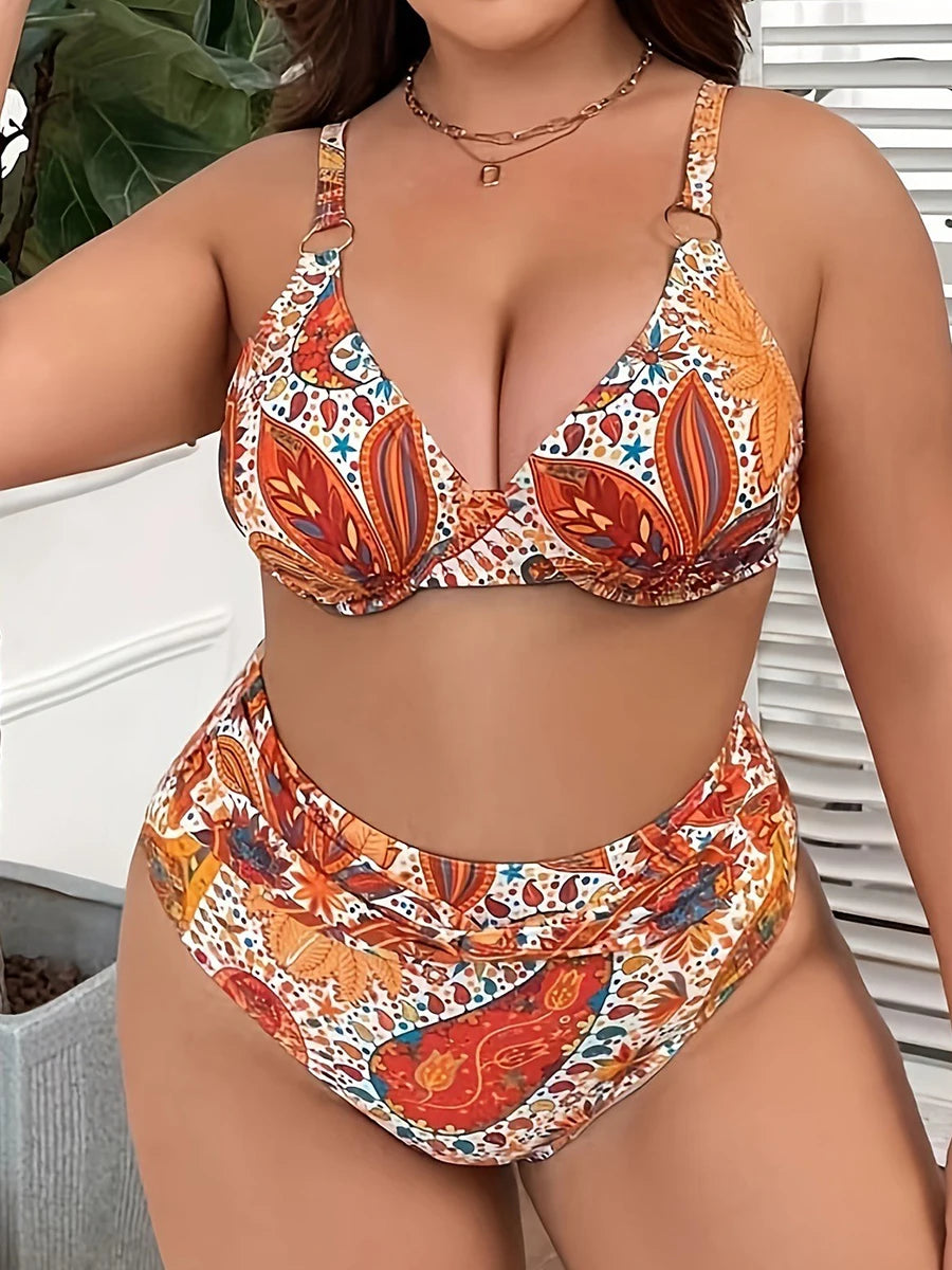 Subtly Elegant Bikini with a Refined Vintage Look