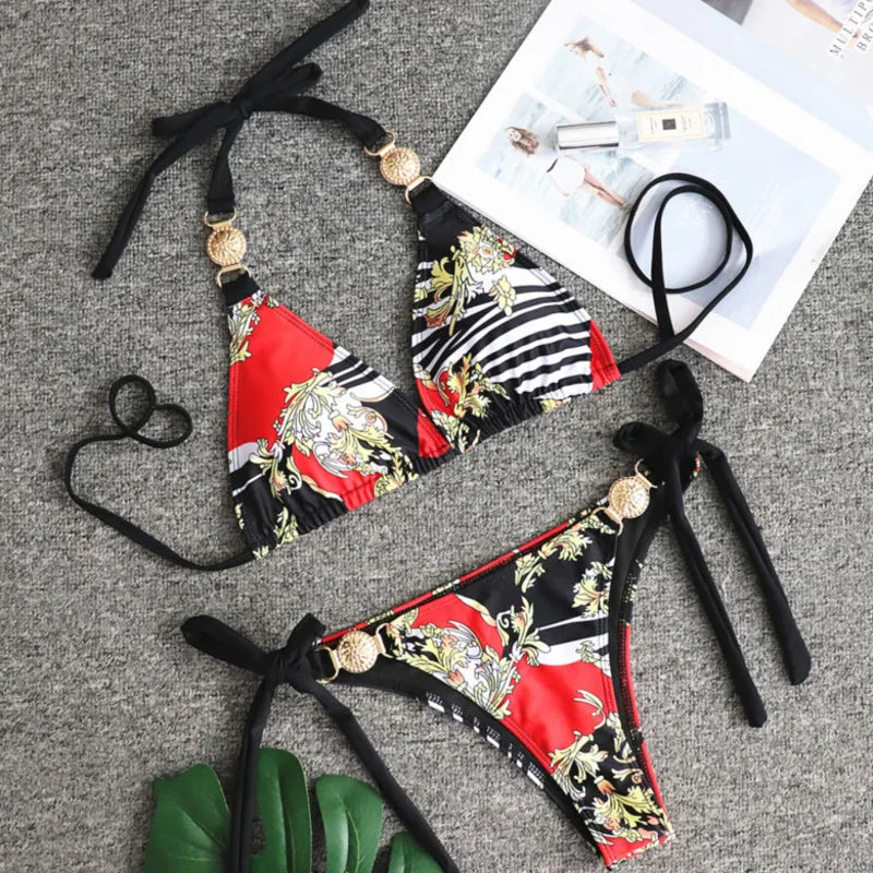 Finely Styled Bathing Suit with a Classic Vintage Look