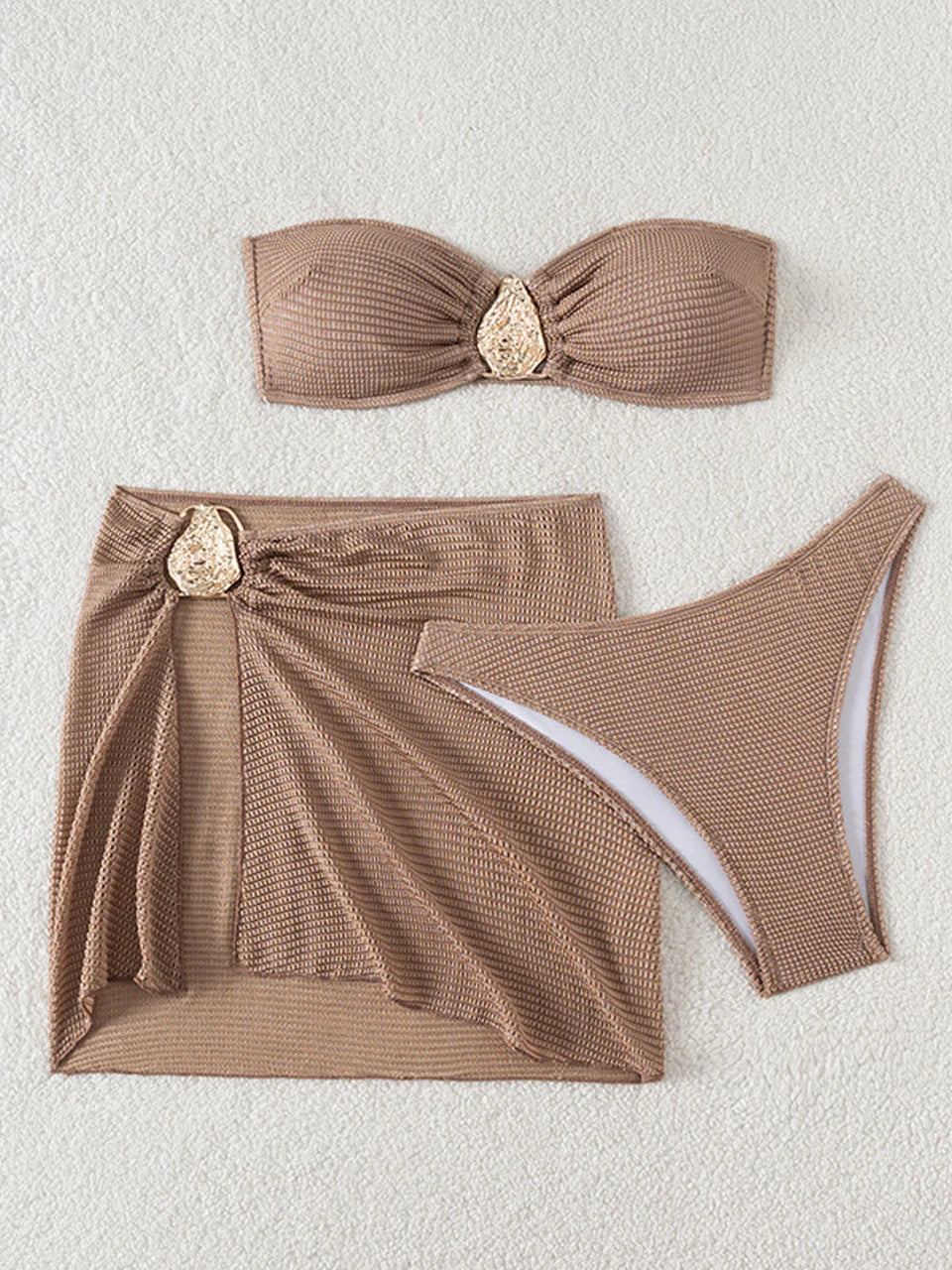 Subtly Elegant Bikini with a Refined Vintage Look