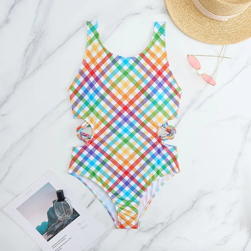 Subtly Elegant Swimsuit with a Refined Vintage Look