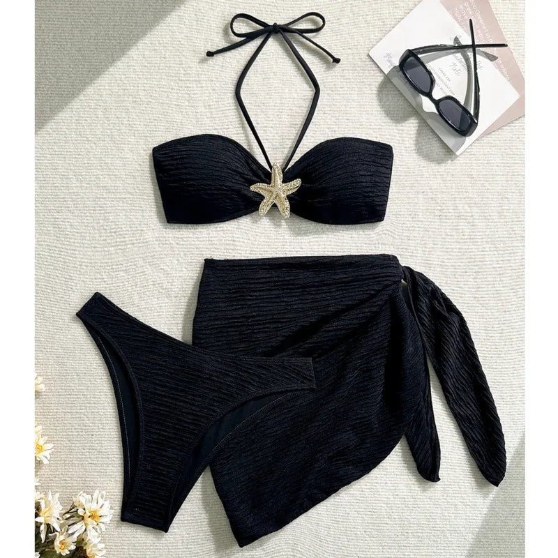 Casually Elegant Bathing Suit with a Refined Edge