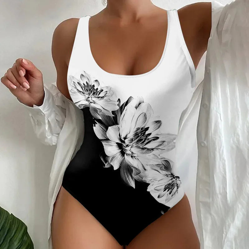 Effortlessly Elegant Bathing Suit with a Timeless Design