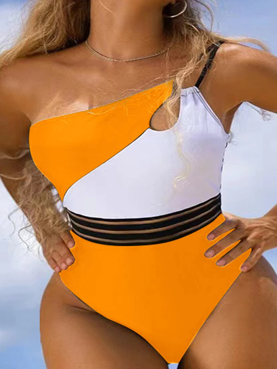 Vintage Inspired Bathing Suit with a Contemporary Edge