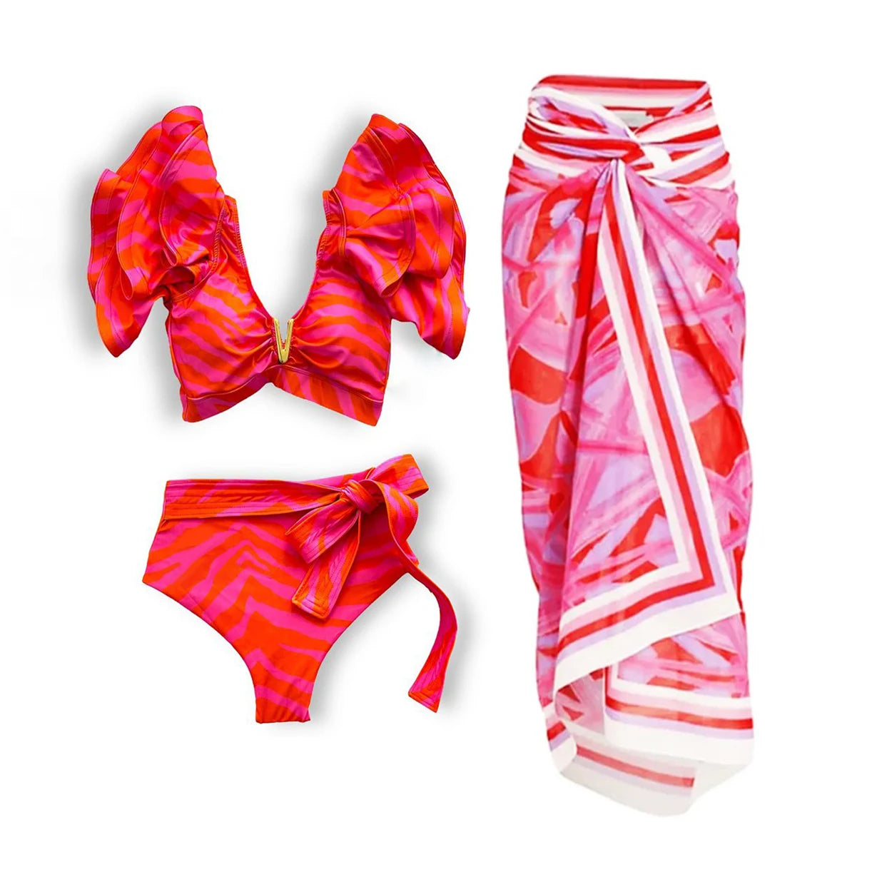 Casually Elegant Bathing Suit with a Refined Edge