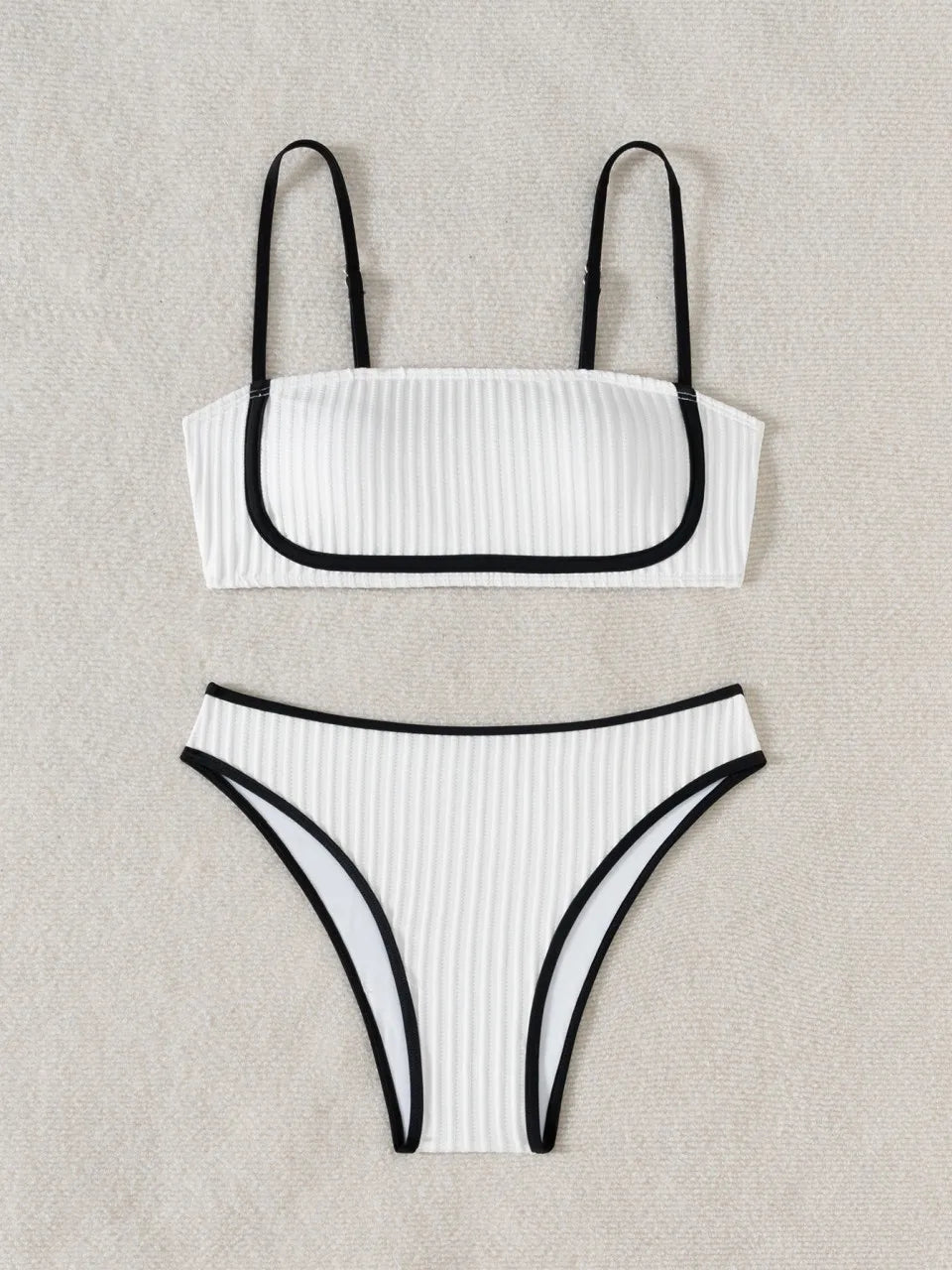Subtly Elegant Bikini with a Refined Vintage Look