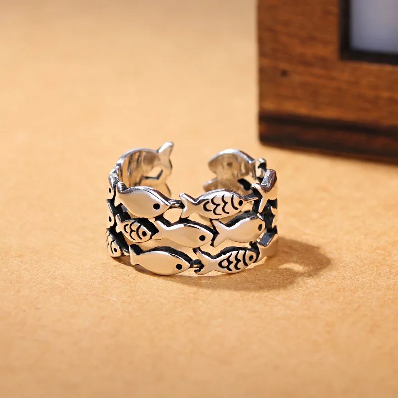 Silver Fish Ring