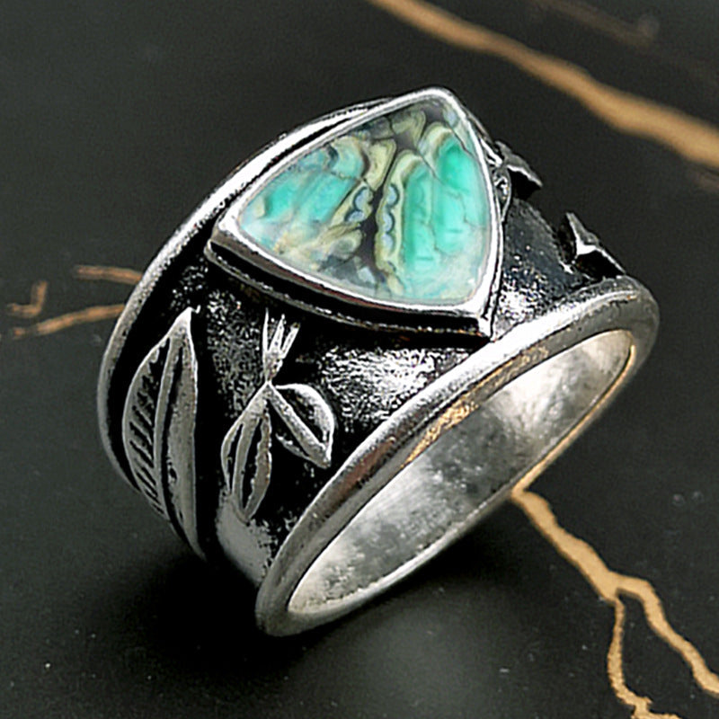 Vintage Abalone Ring