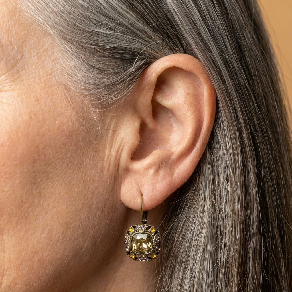 Crystal Dangle Earrings