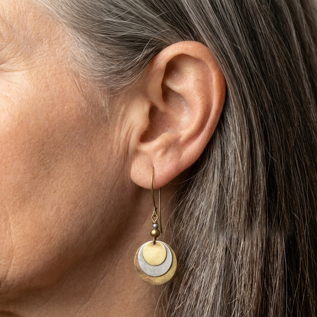Geometric Dangle Earrings