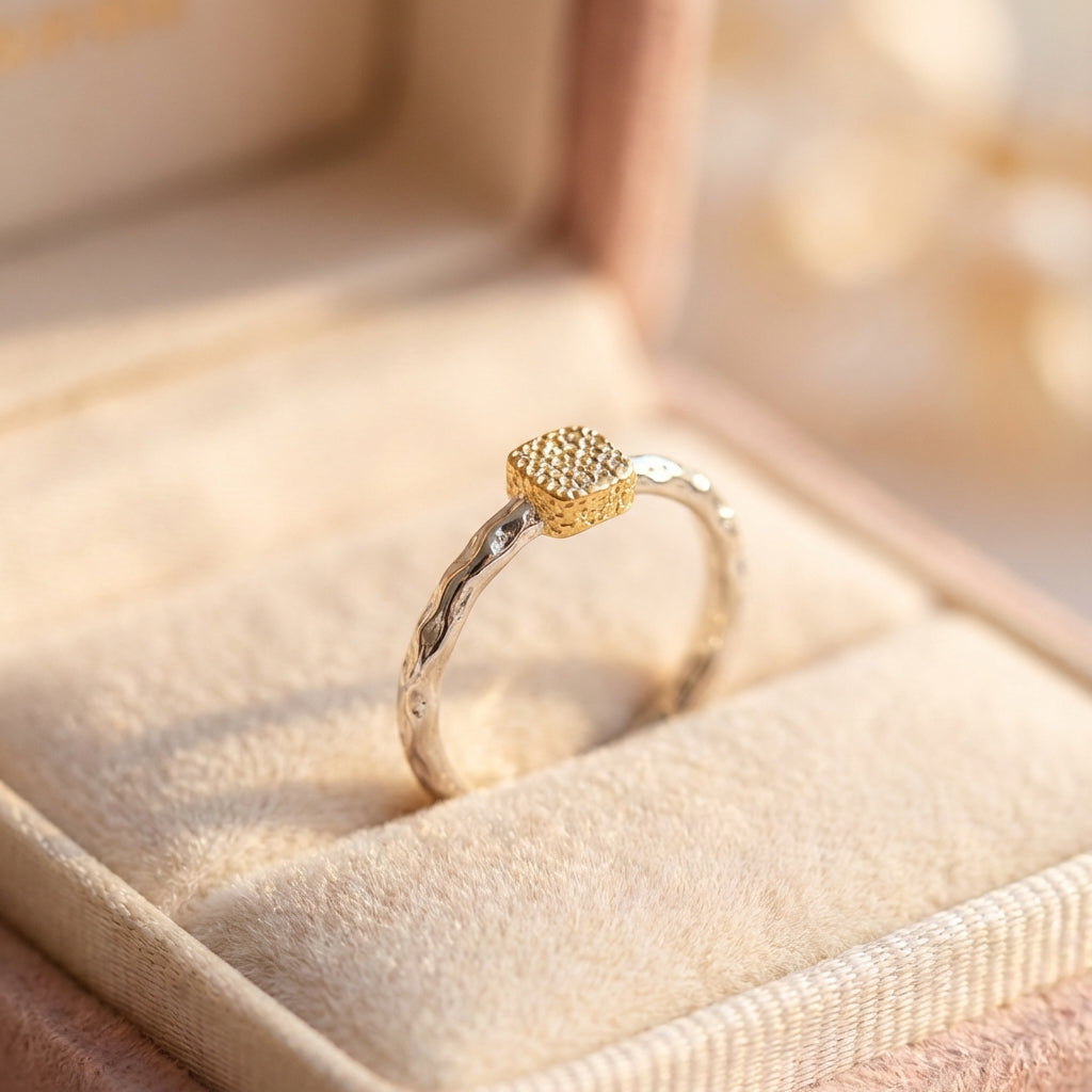 Vintage Gold Ball Ring
